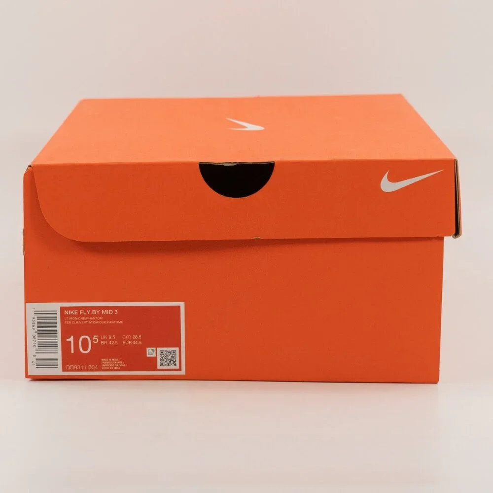Nike Fly.By Mid 3 Light Iron Ore DD9311-004 Basketball Multi Size